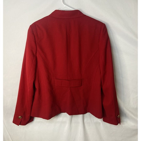 Vintage Mary Kay Star by Lion Uniform Group Red Blazer Jacket Women's Size 12R - Picture 6 of 14
